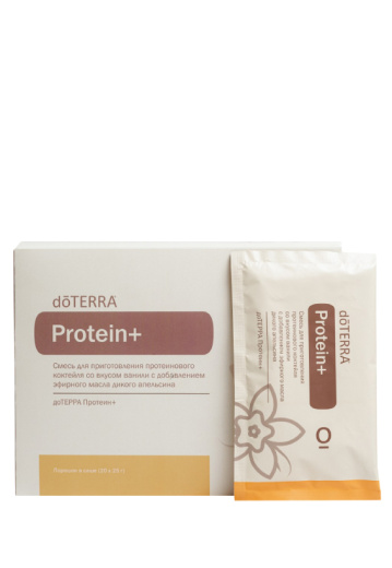 Protein+ со вкусом ванили, 20 саше
